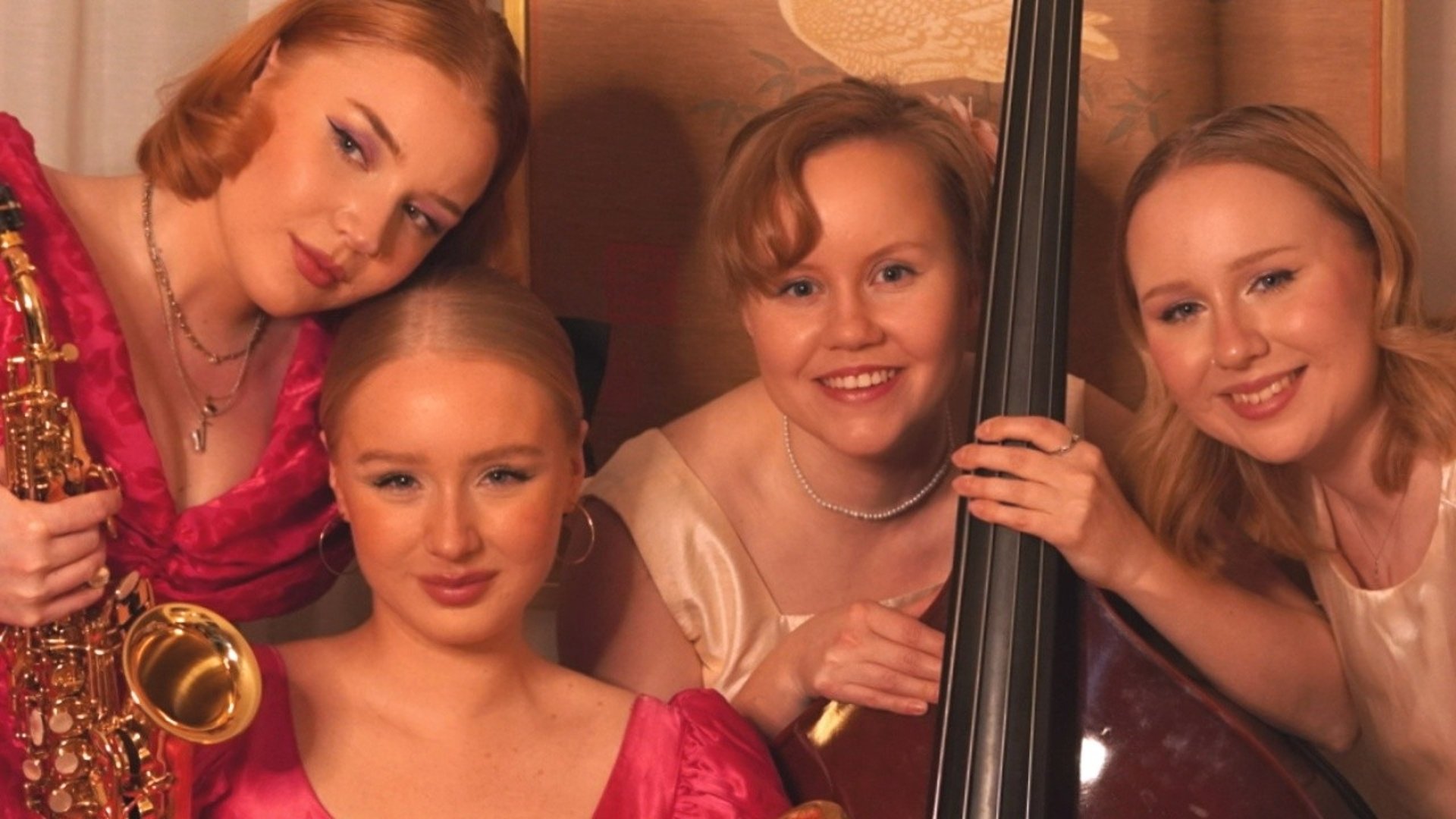 Fyra kvinnliga jazzmusiker