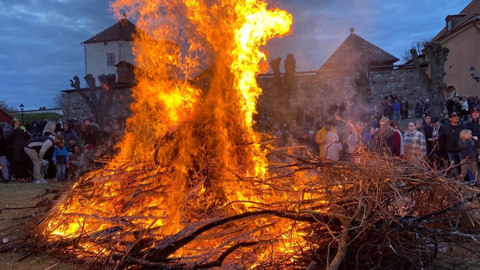 Valborgsmässofirande vid Nyköpingshus