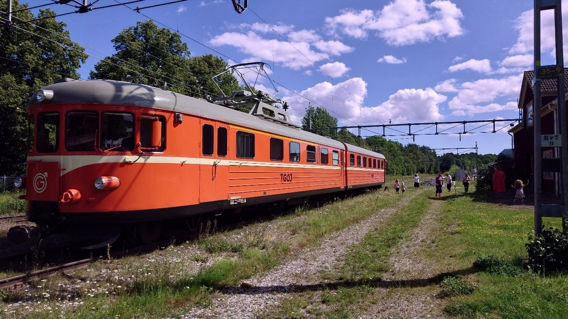 260829 - Rälsbusspendel till Oxelösunds skärgårdsfest