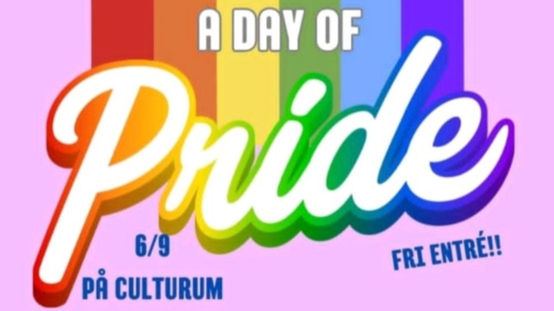 Affisch på A day of pride 2025