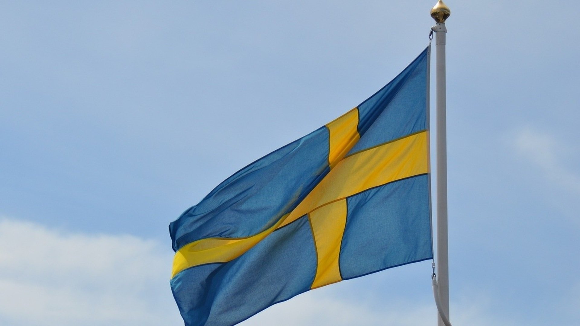 Svenska flaggan.