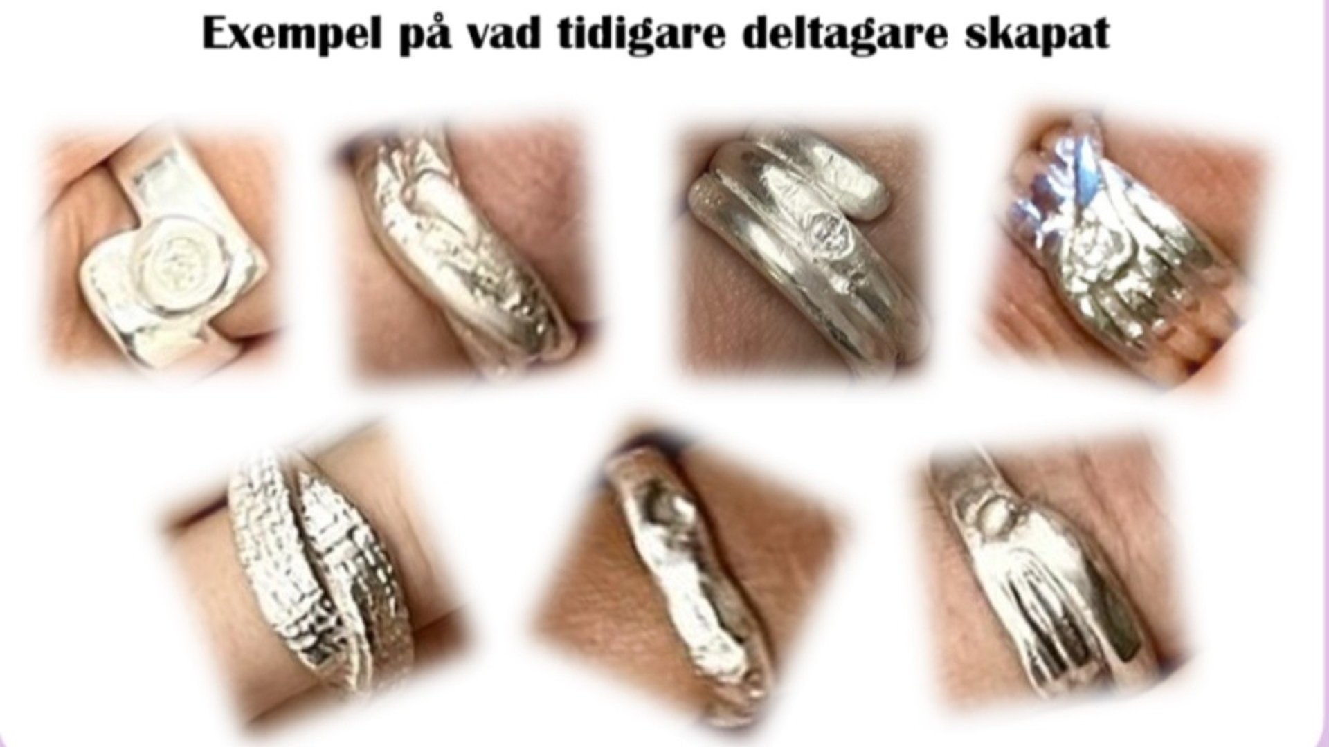 Kurs: Ring i äkta silver med silverlera