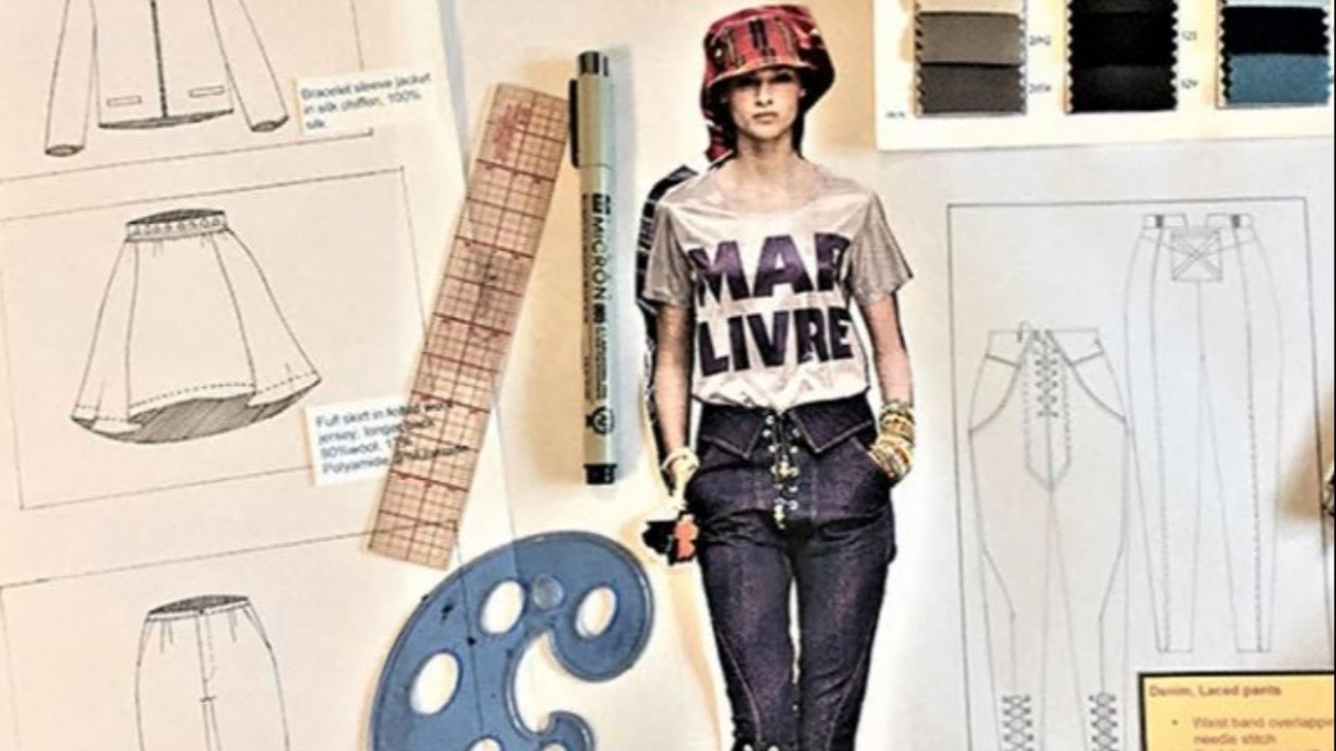 Bild på moodboard