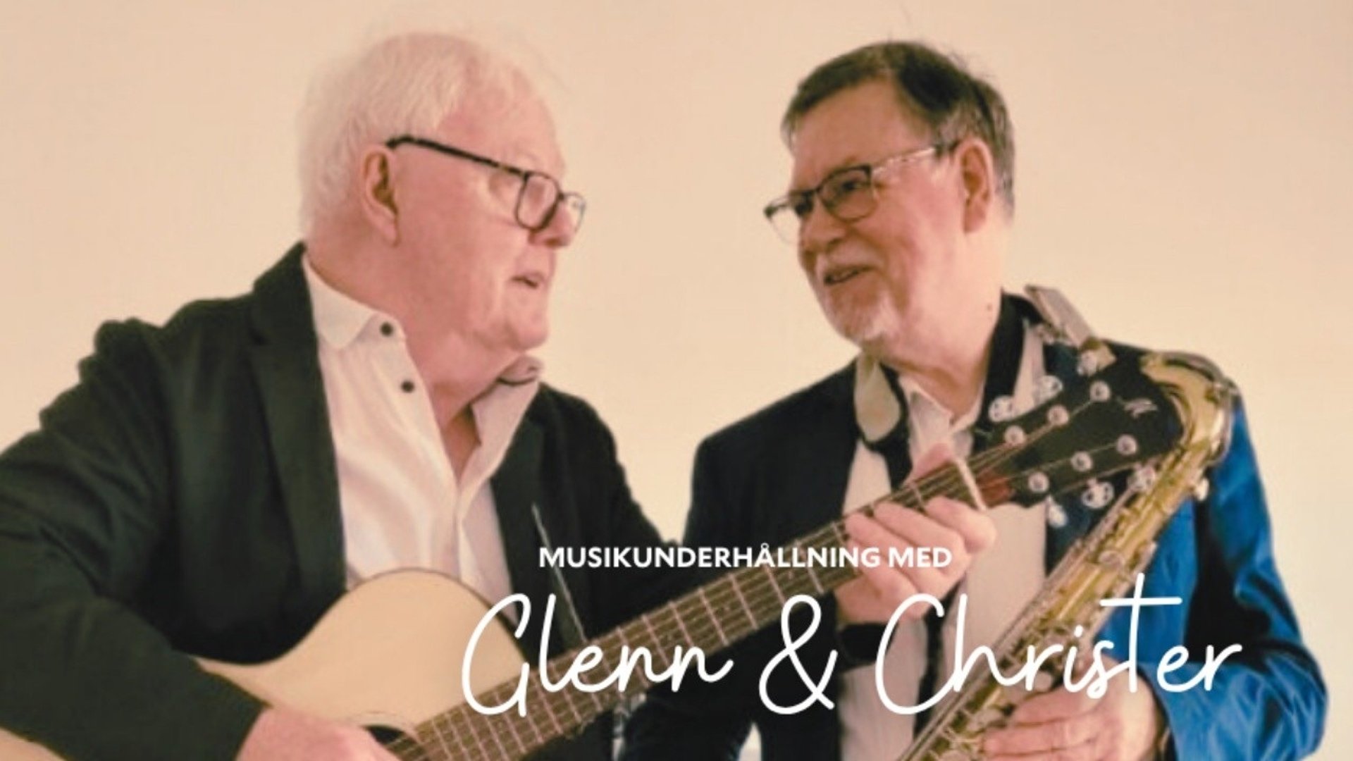 Musikunderhållning med Glenn & Christer