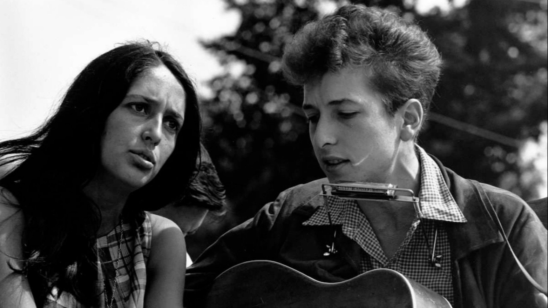Joan Baez och Bob Dylan 