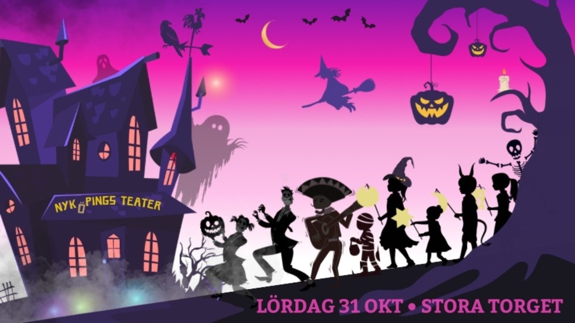 Halloweenparad i Nyköping