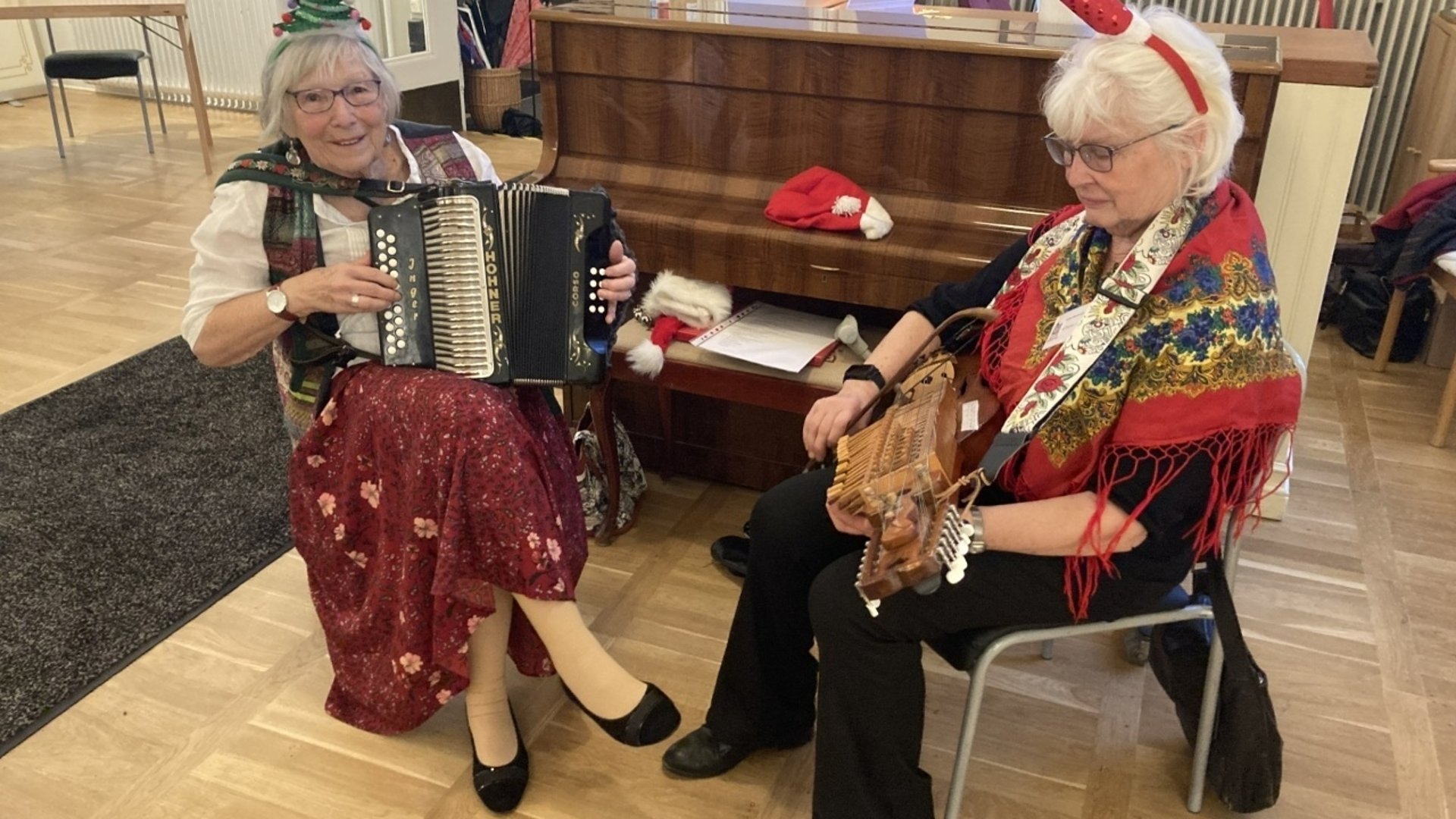 Julmusik på NK-villans Jultrivsel