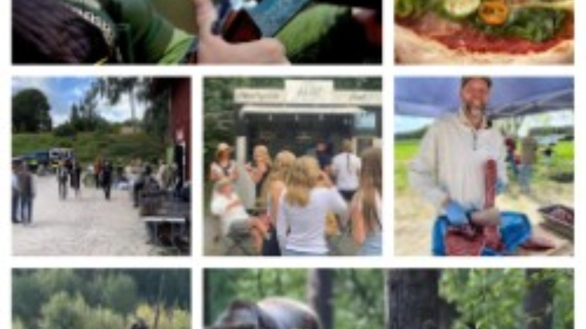 En dag med massor av roliga aktiviteter.