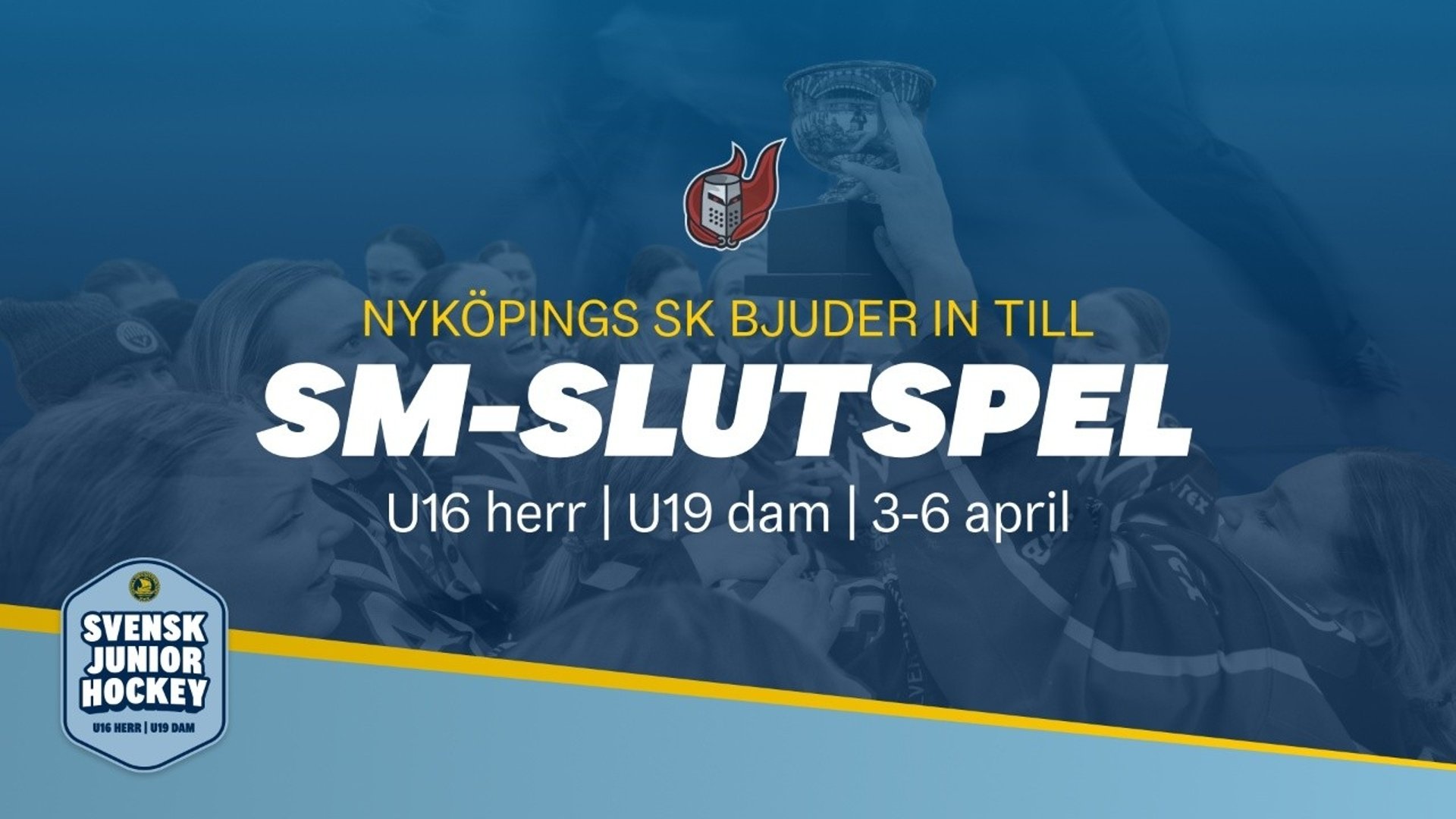 Bild med information om SM-slutspel i ishockey