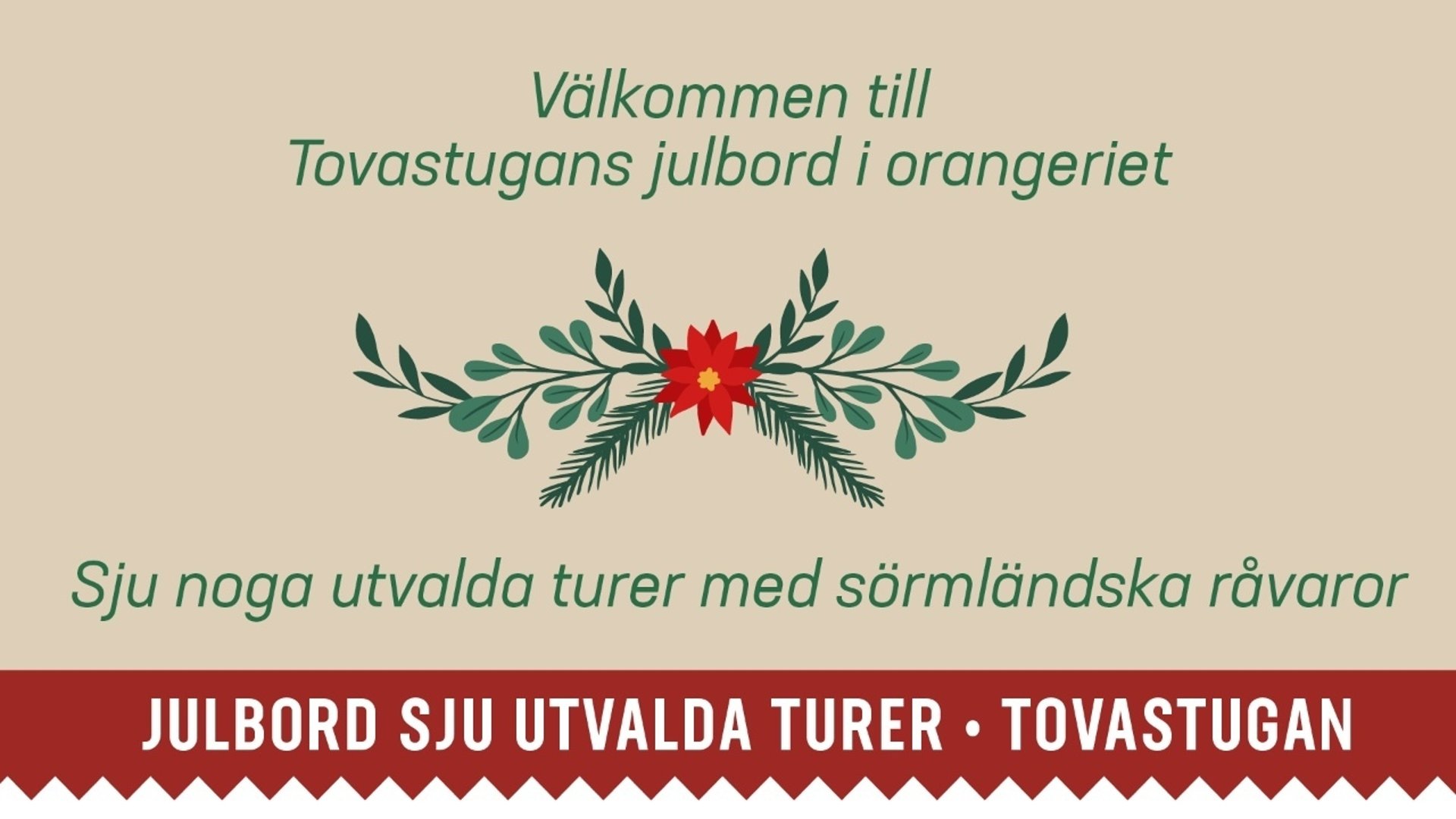 Bild till: Julbord i Orangeriet 