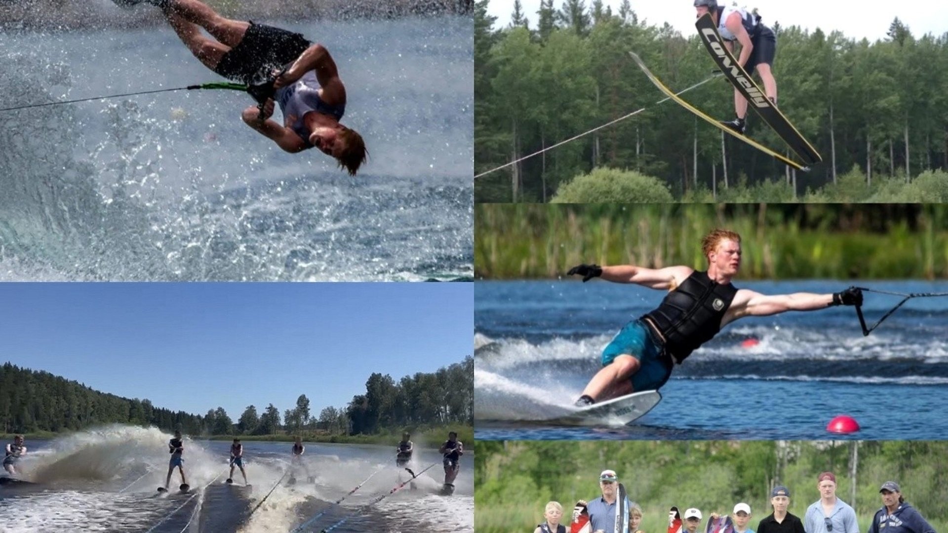 Vattensport med action