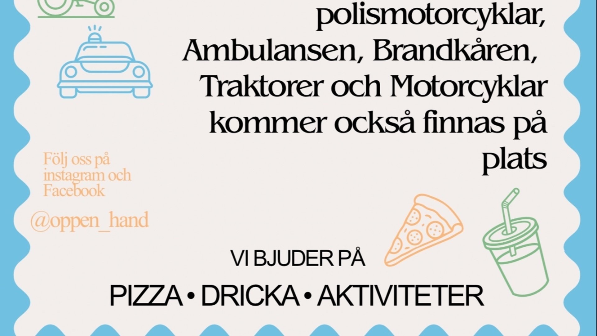 Info om vad som händer