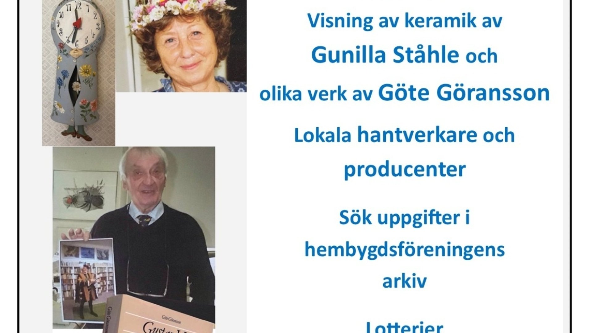 Affisch till evenemanget