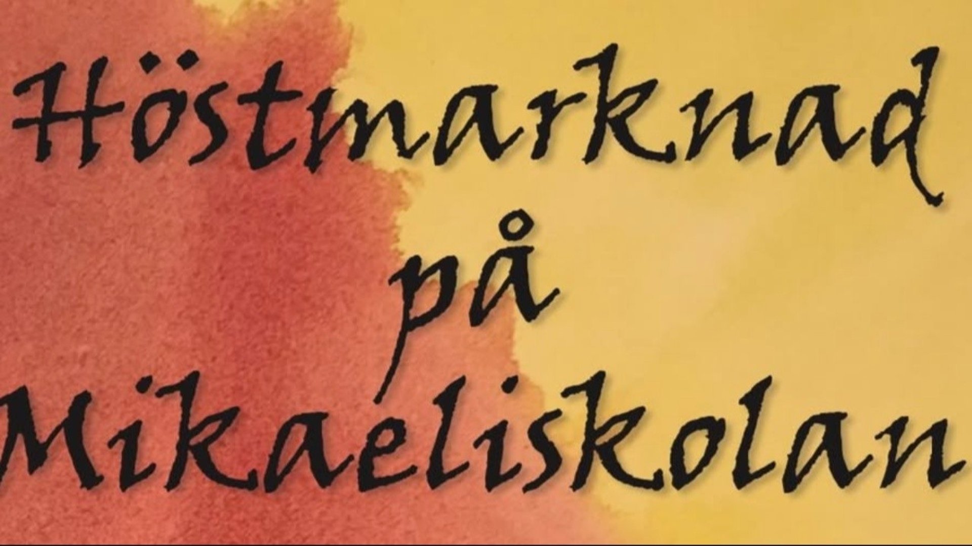 Höstmarknad på Mikaeliskolan