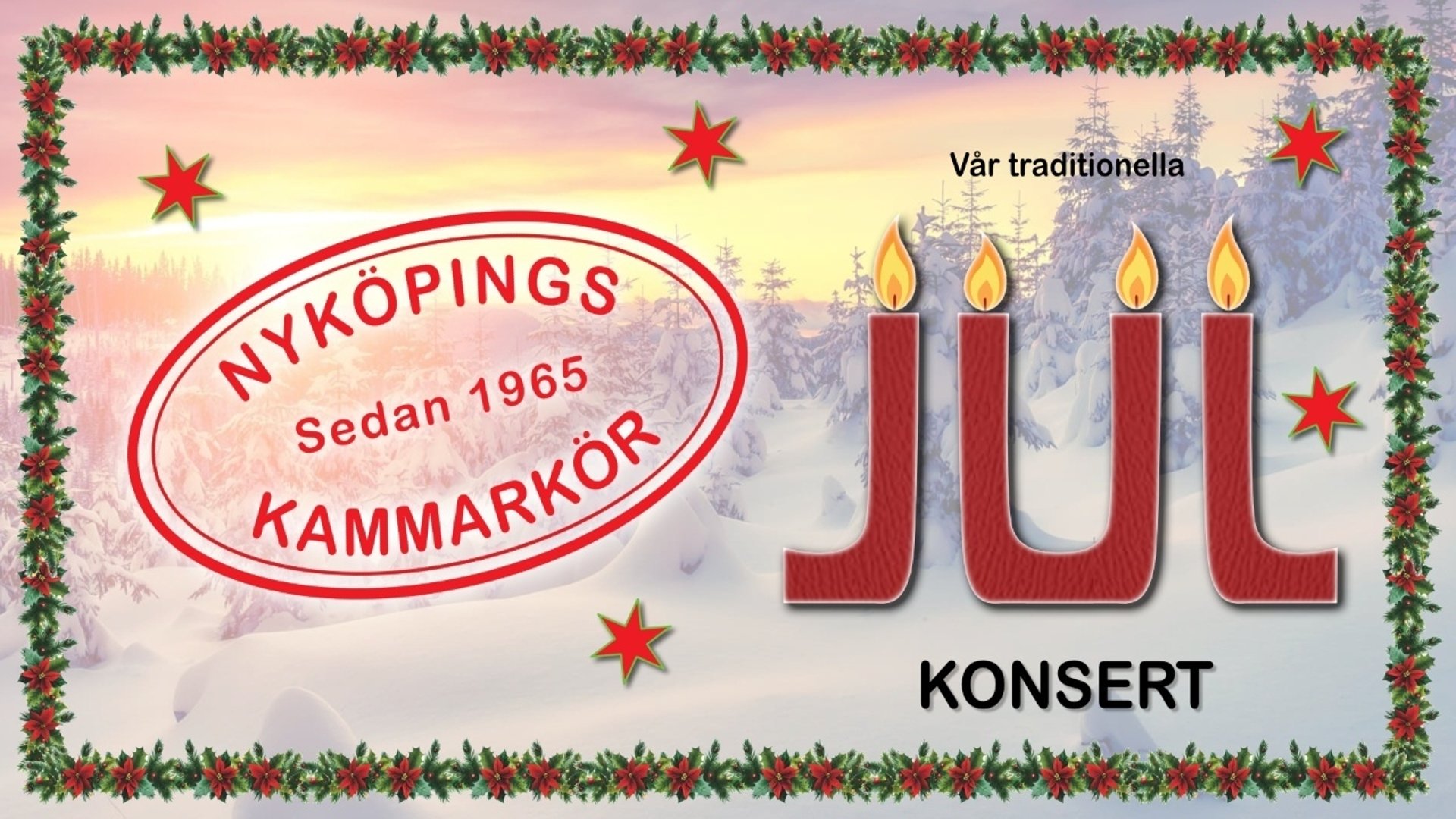 Julkonsert med Nyköpings Kammarkör