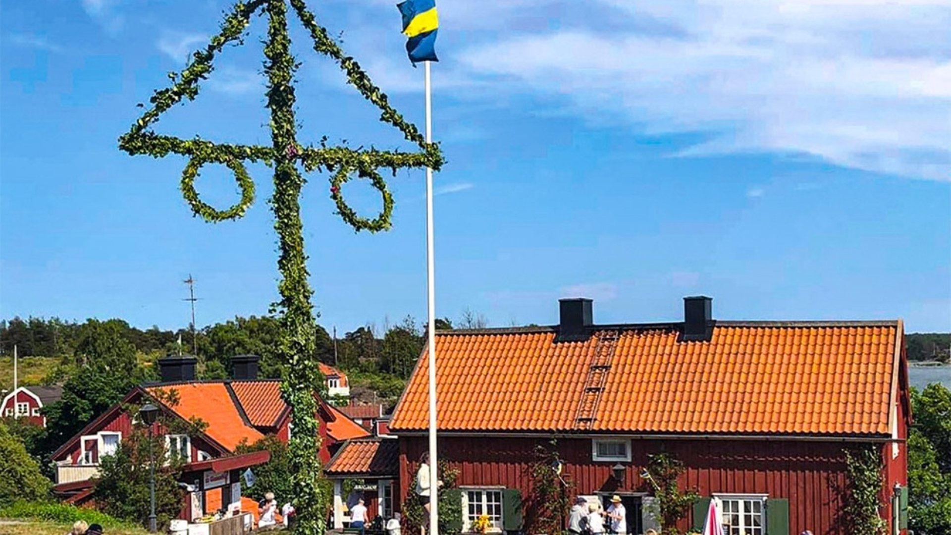 Midsommarfirande på Oxelö Krog