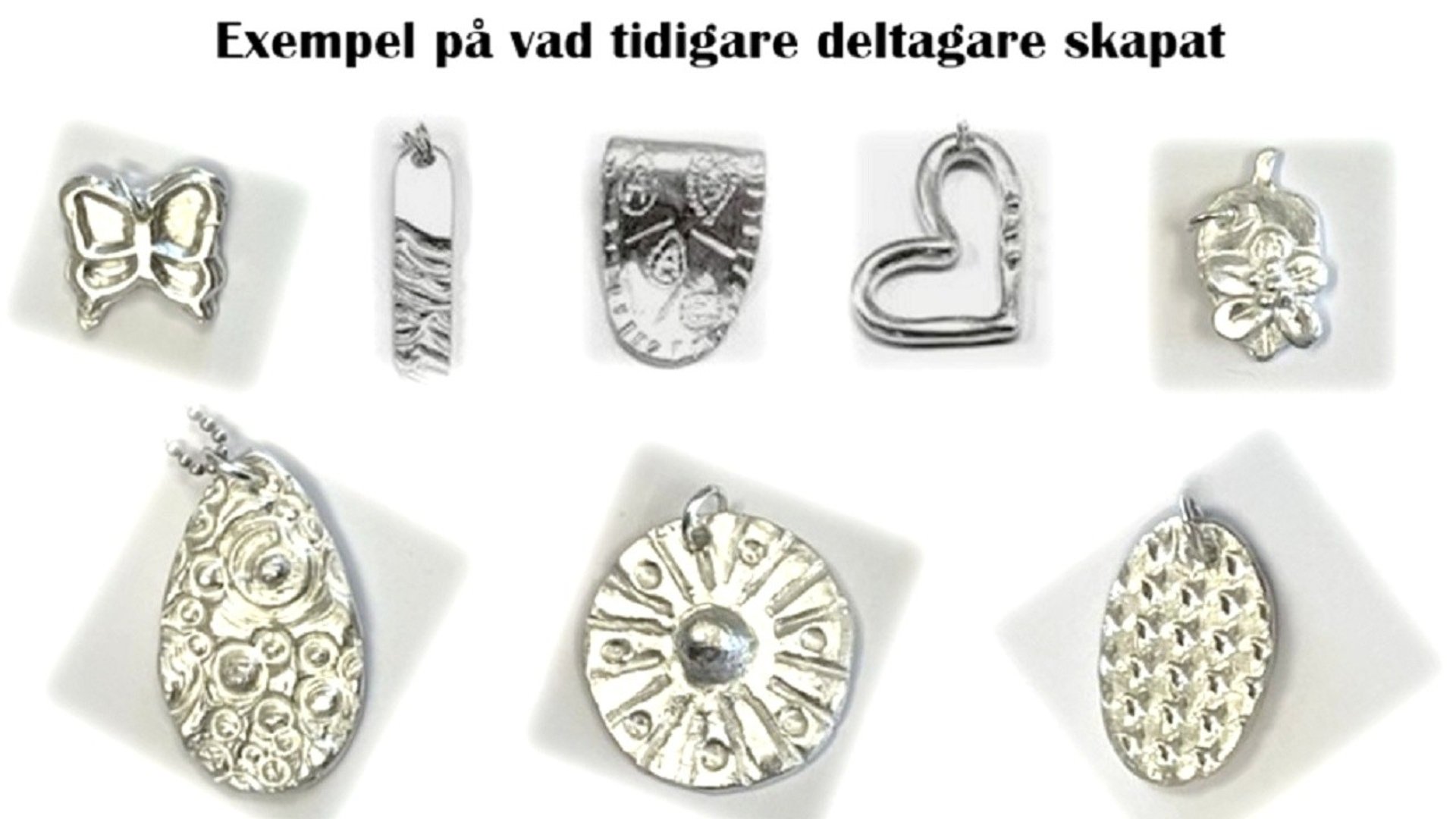 Kurs: Hänge i äkta silver med silverlera