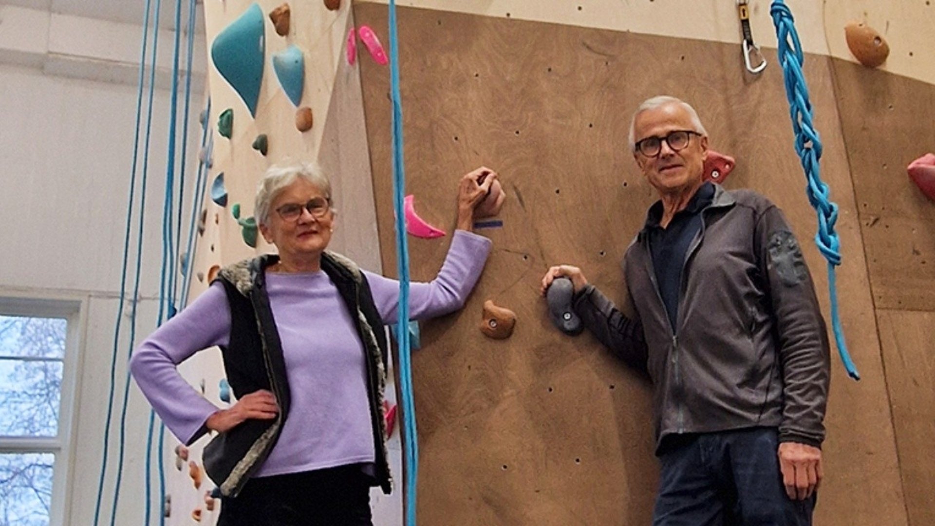 Klätterledarna Anne Rydberg-Danielsson och Åke Danielsson