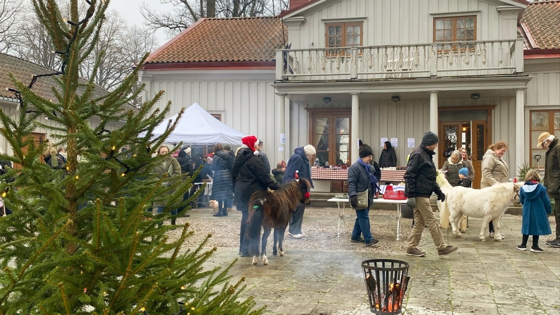 Julmarknad på Prosten Pihls gård