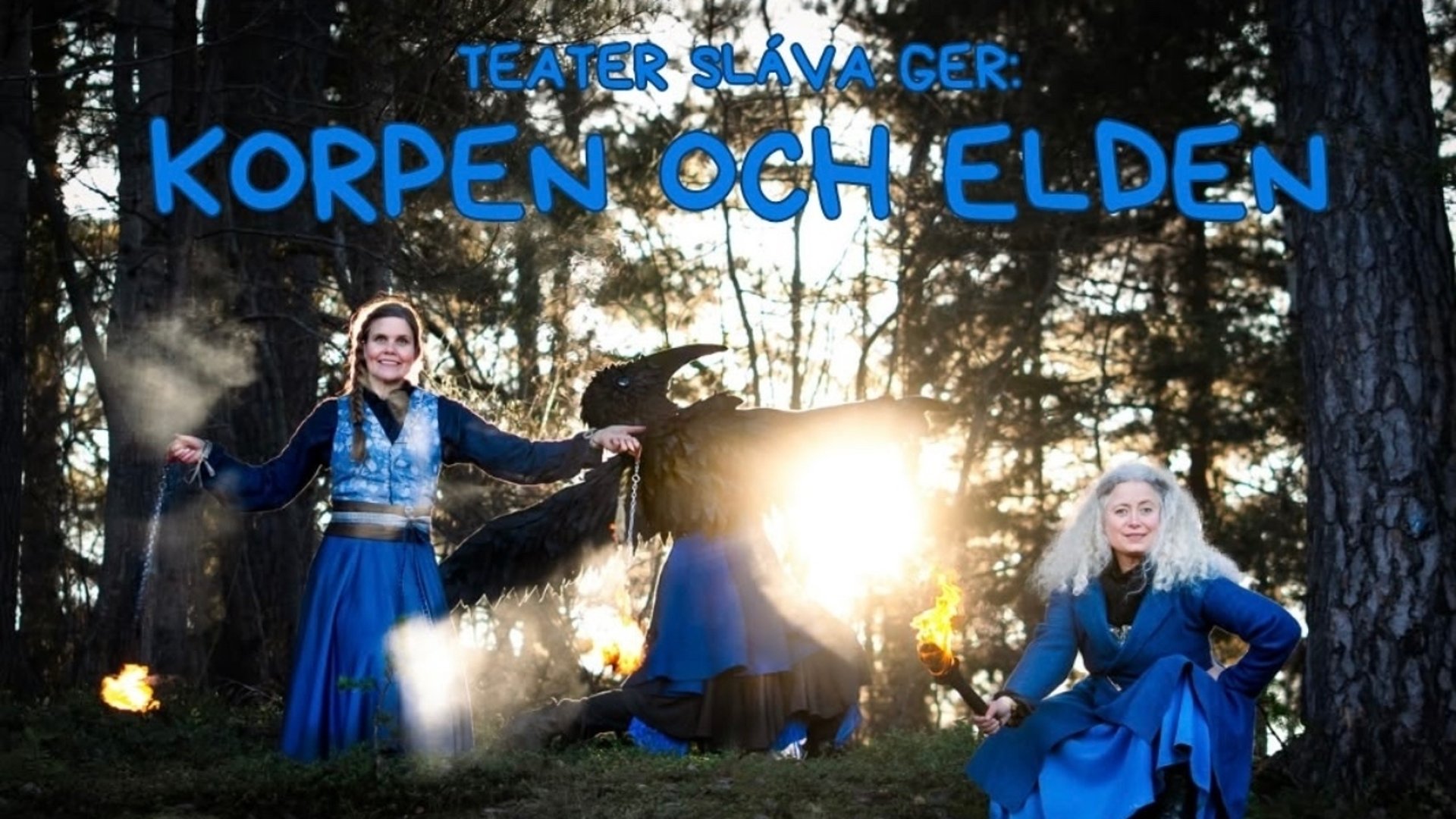 Bild på skådespelarna i pjäsen