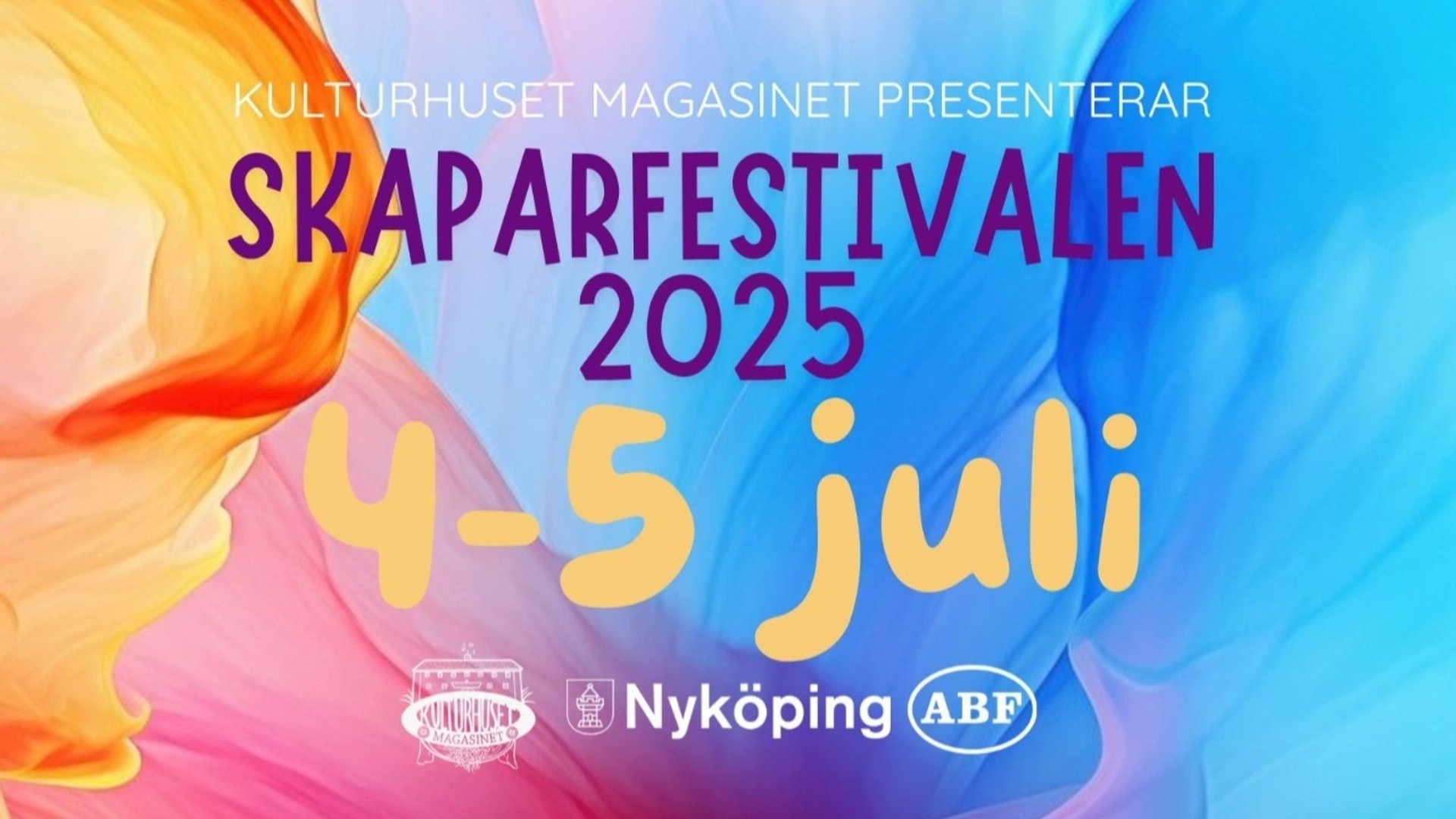 Kulturhuset Magasinet presenterar Skaparfestivalen 2025 4-5 juli