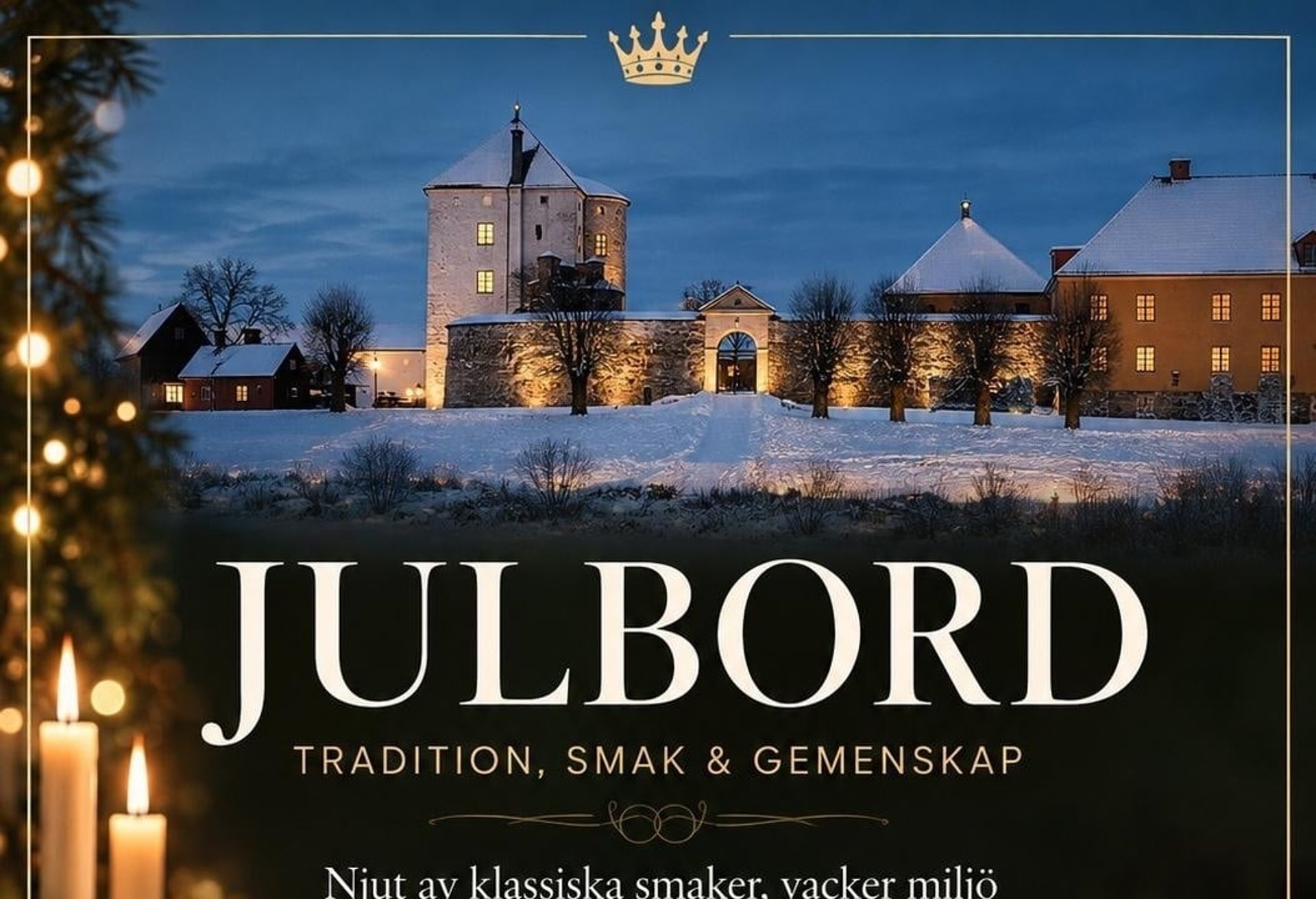 Julbord på slottet