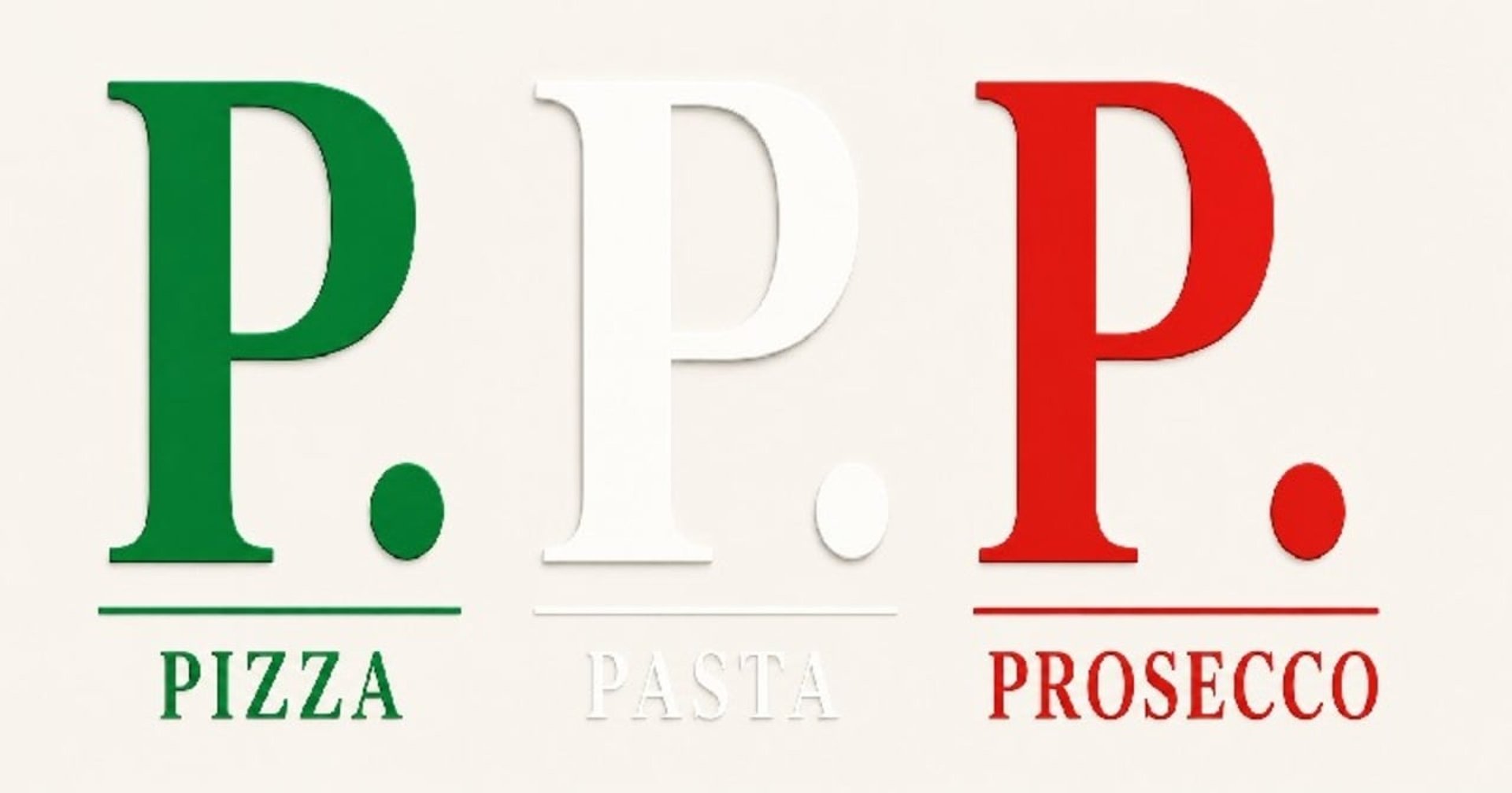 P.P.P (Pizza, pasta, prosecco)