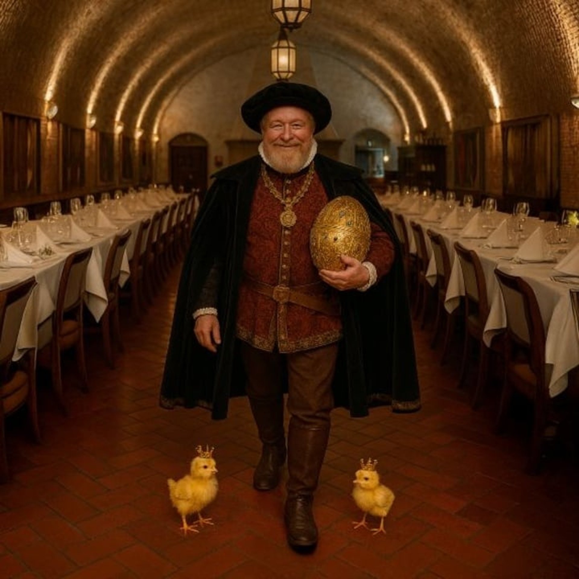 Påskbuffé på slottet