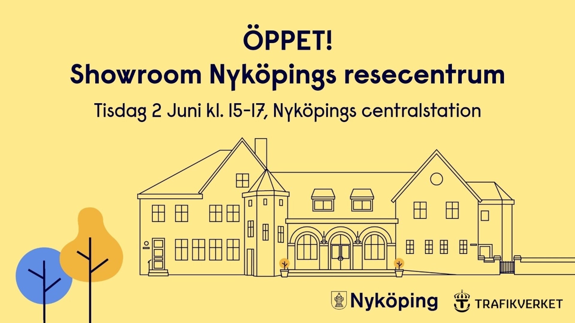 Öppet hus i Nyköpings resecentrums showroom 