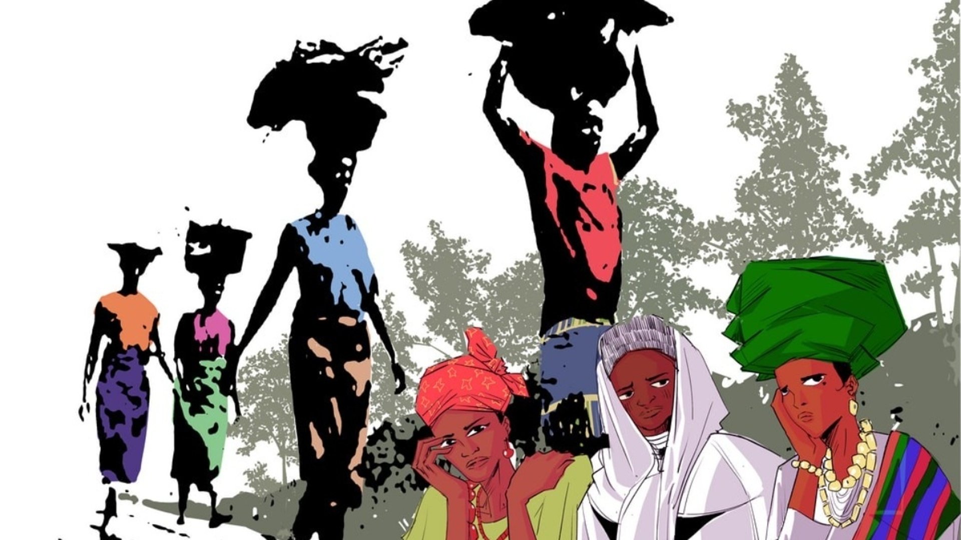 Konstverket ”Vila för de trötta” av den nigerianska konstnären Gift Amarachi Ottah