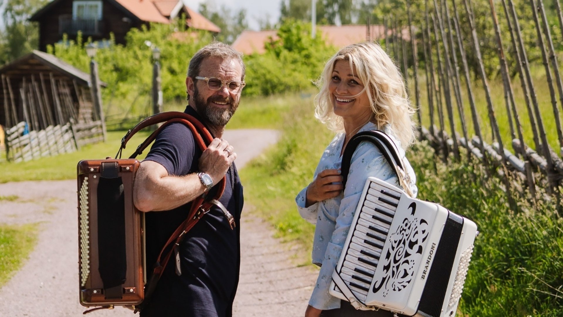Bengan Janson och Tina Ahlin