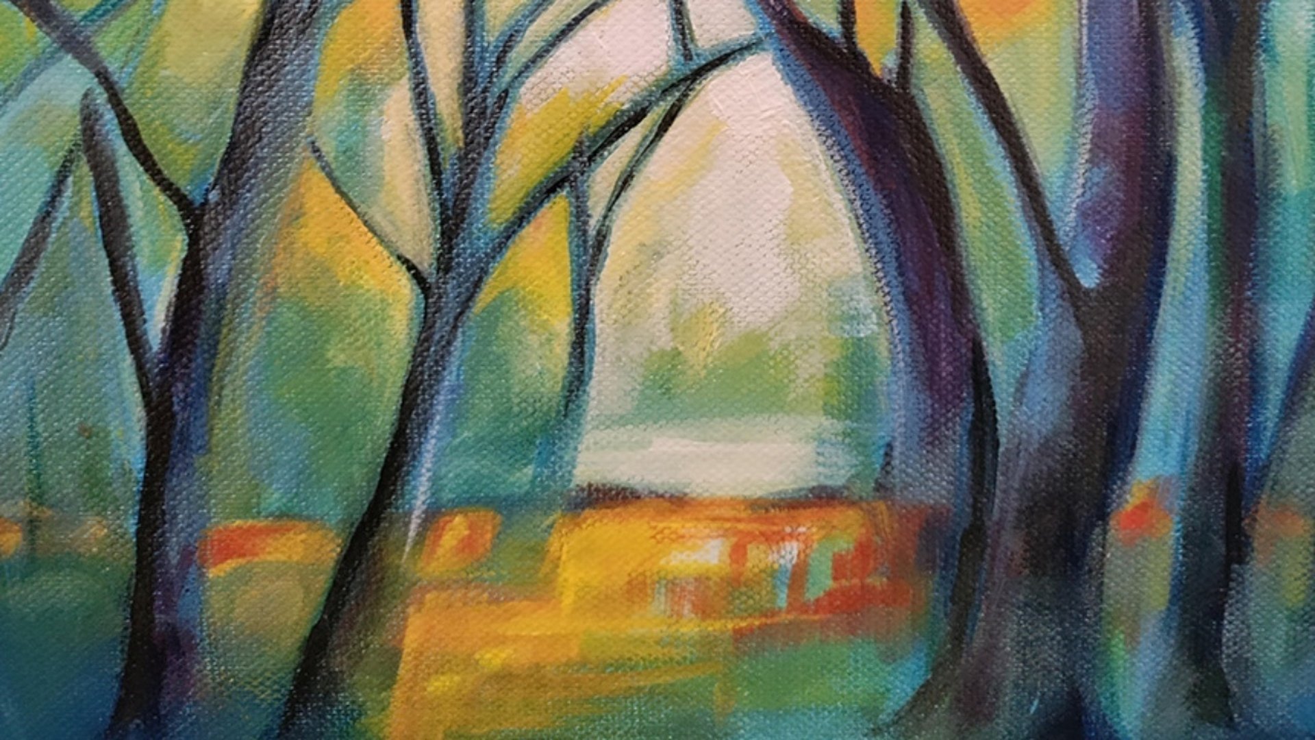 Måleri av konstföreningen färgklickens medlem