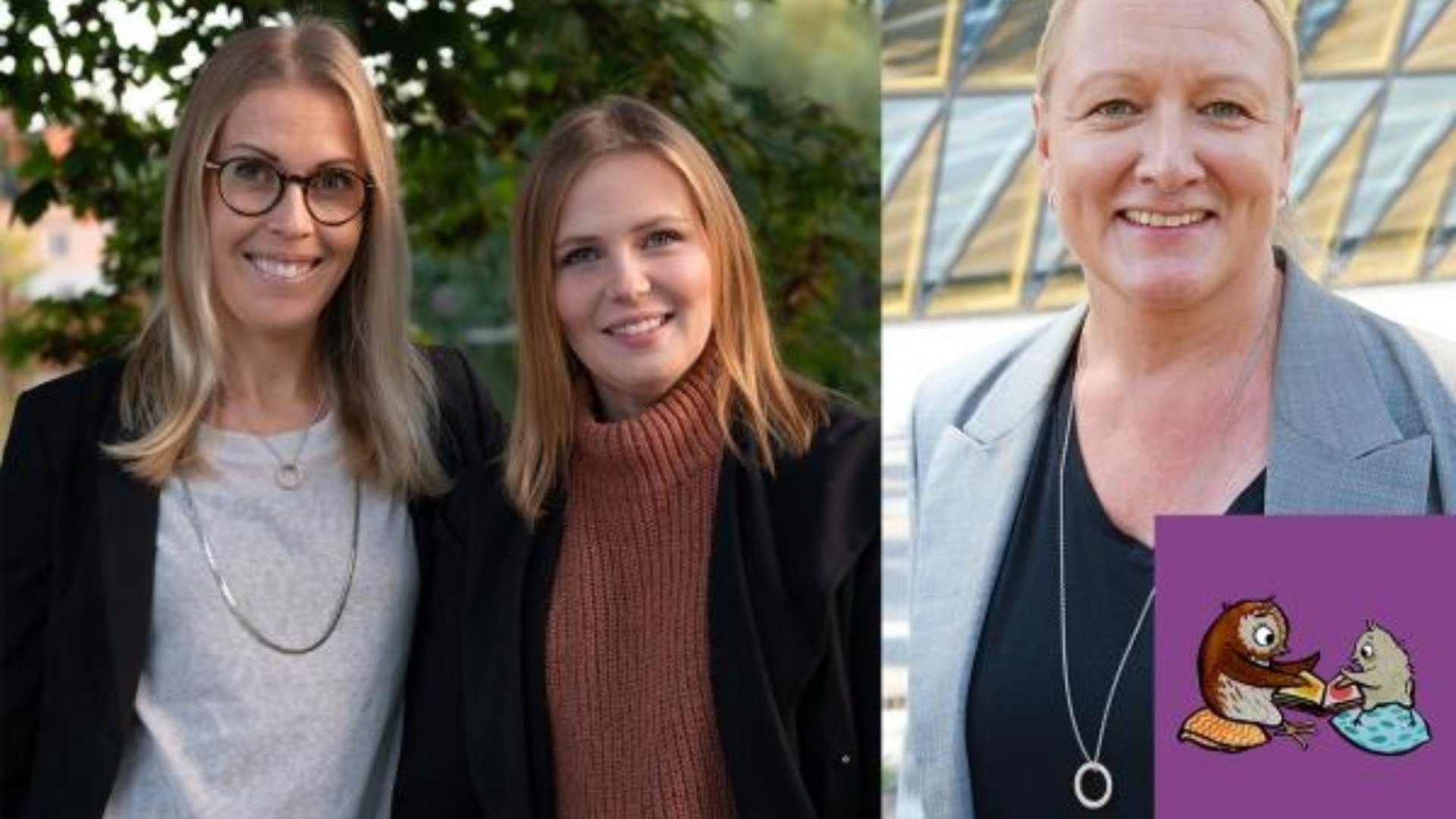 Porträttbilder på föreläsarna.