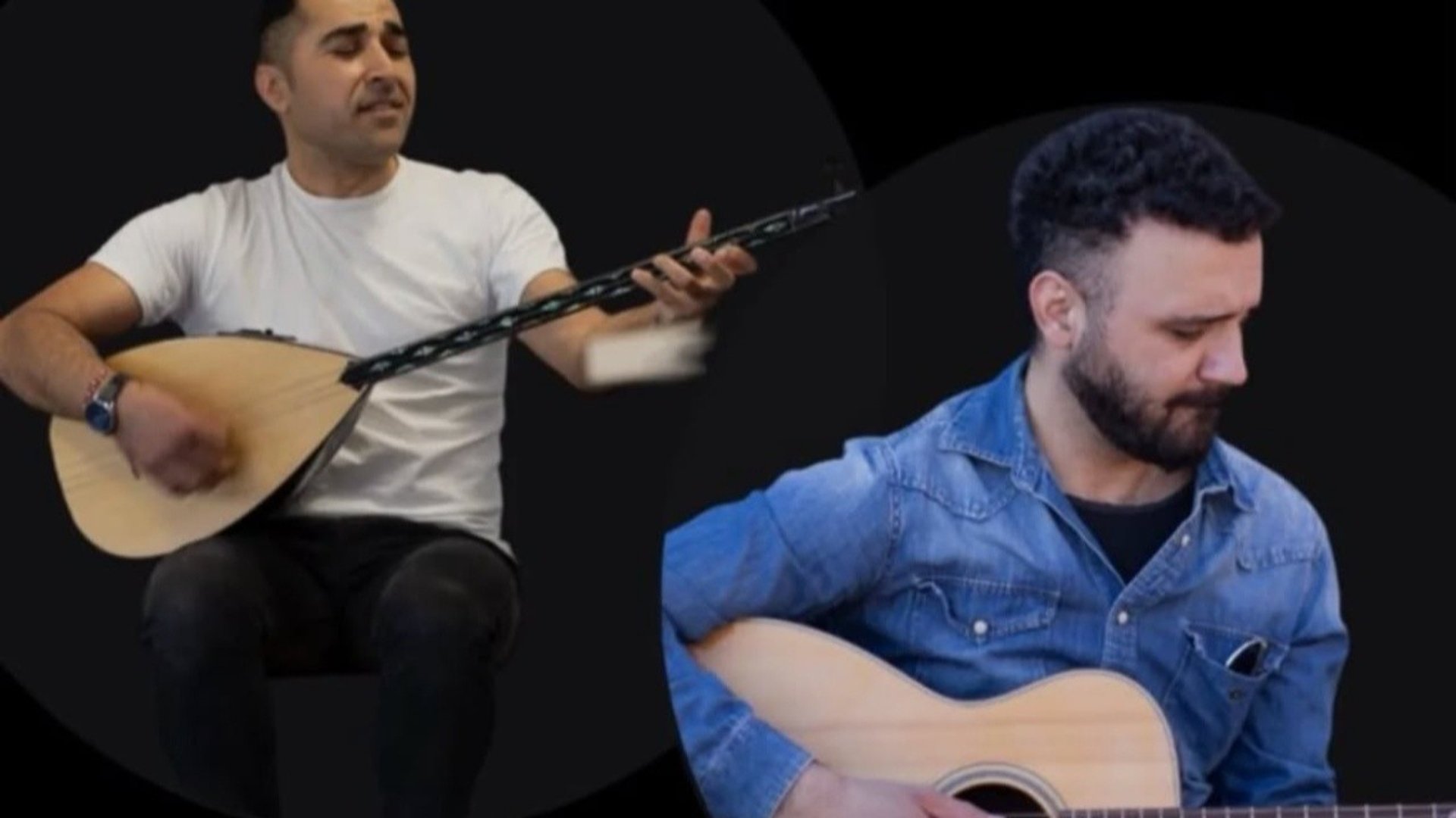 Två musiker på stränginstrument