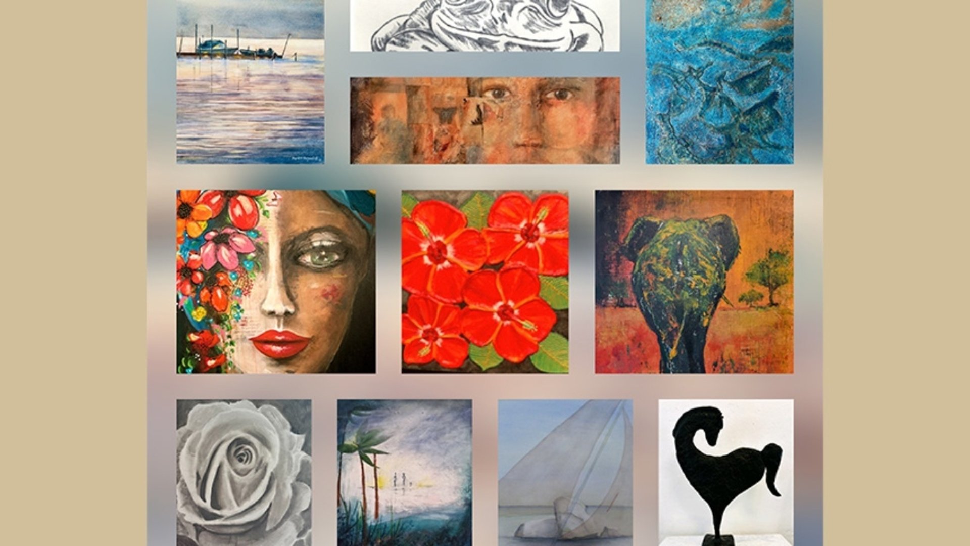 Konstverk av medlemmar ur Förening i Konst