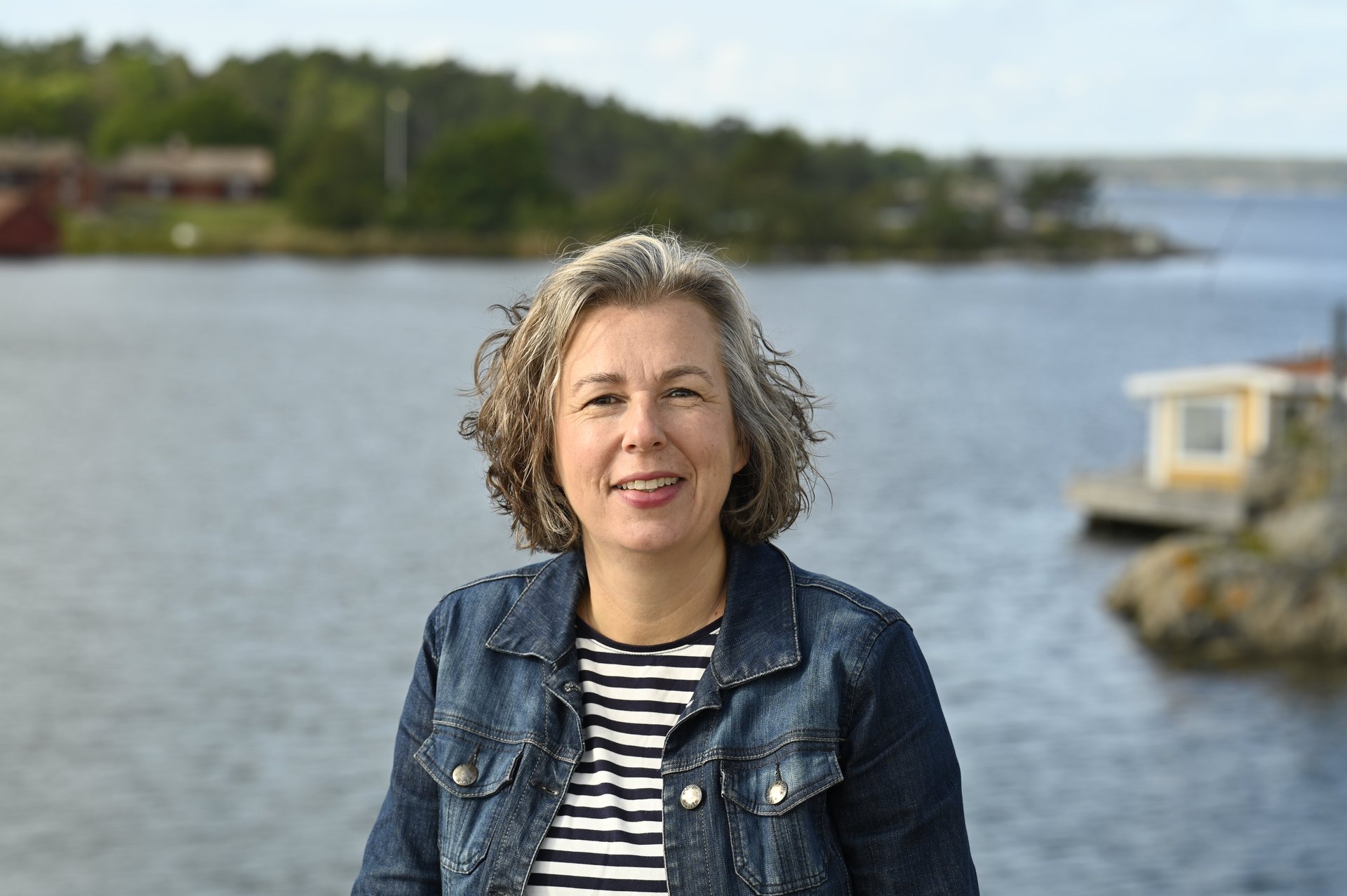 Ambassadören Maaike på ön Sävö