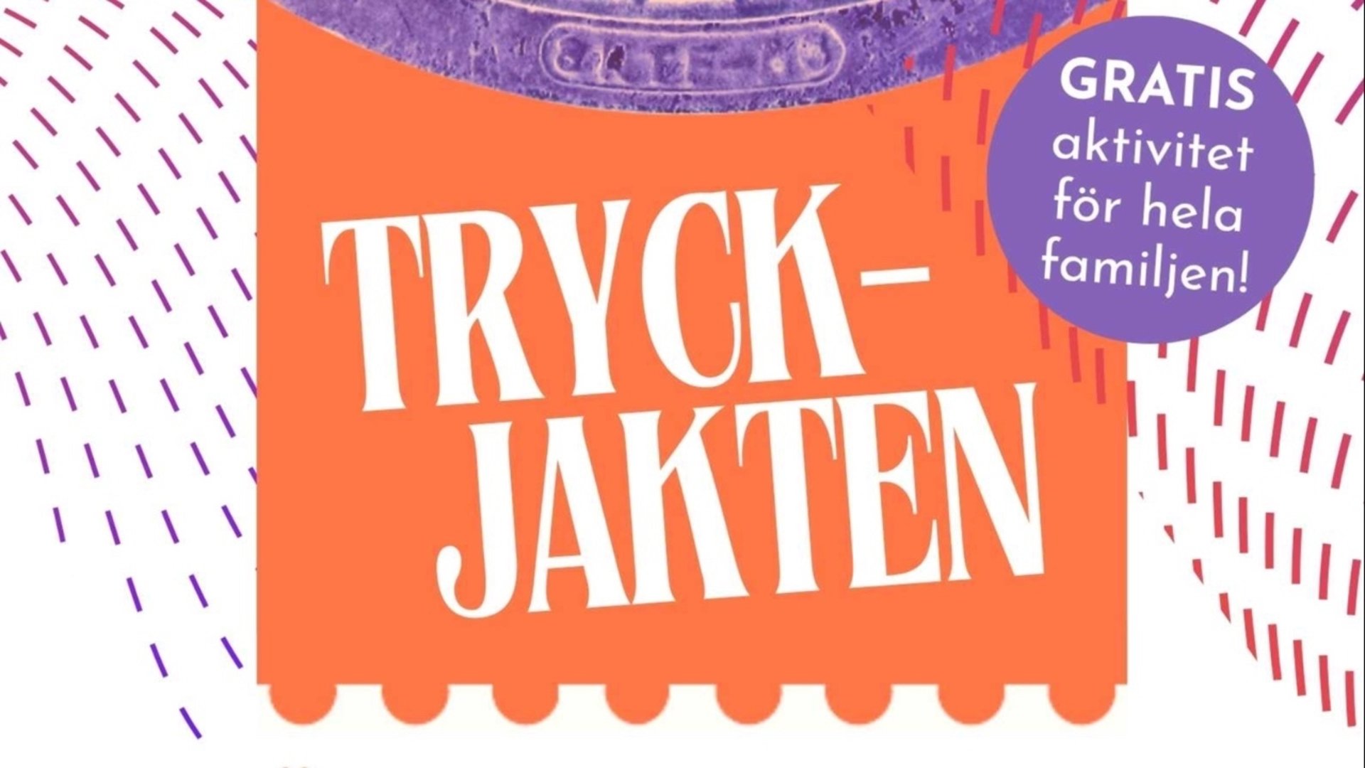 Tryckjakten i röd text