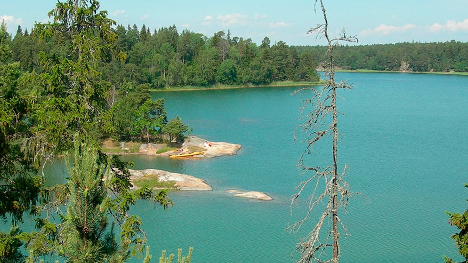 Utsikt över en del av skärgården.