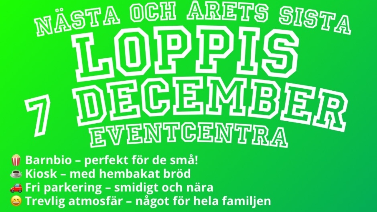 Bild till verksamhet: Nyköpings Eventcentra - Loppis