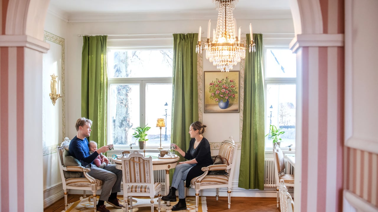 Illsutrationsbild för Fika