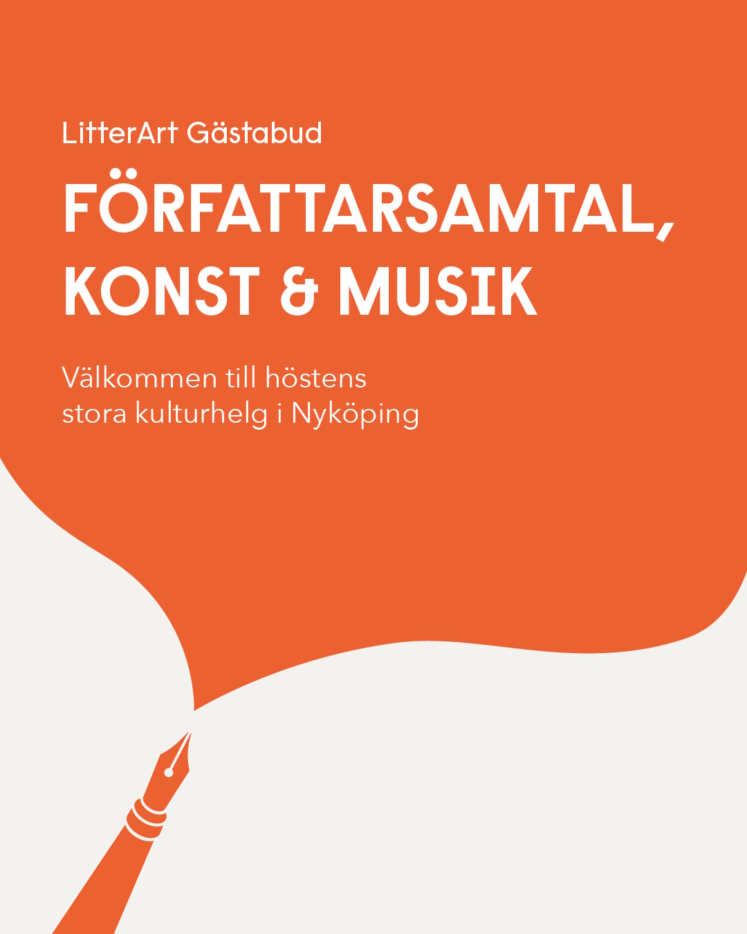 Illsutrationsbild för Litterart 15-18 oktober