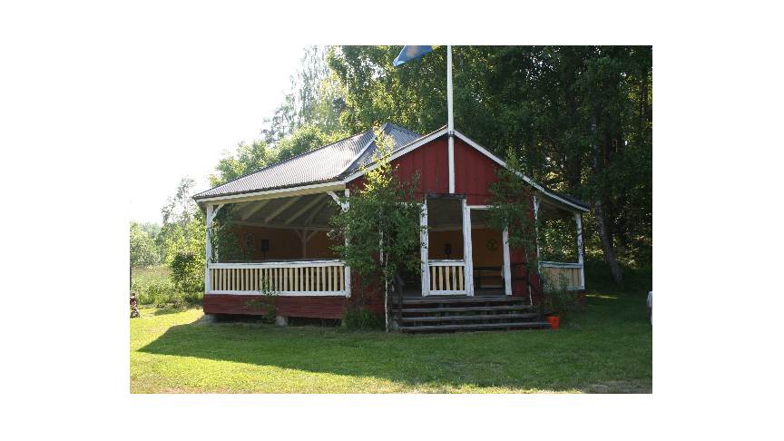 En röd stuga