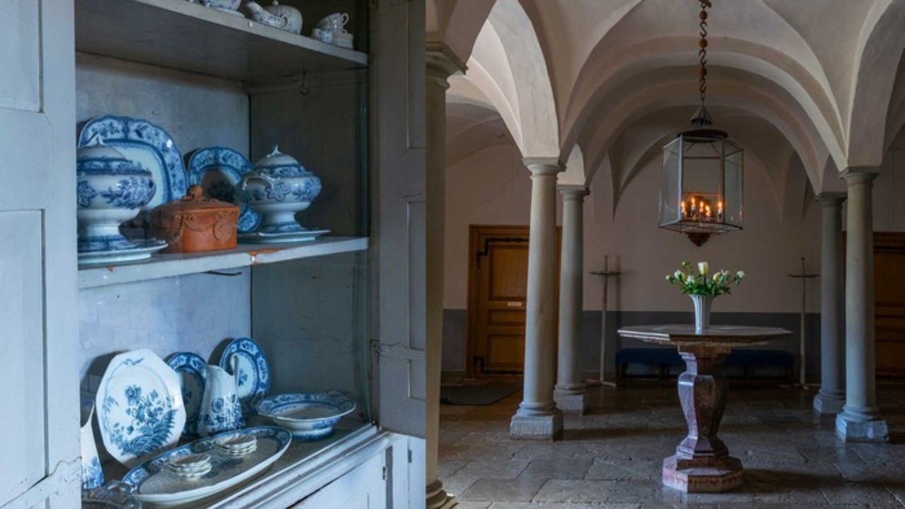 Interiörbild från Nynäs slott.